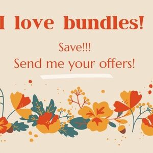 Create an outfit and save! Bundles specials and pay shipping once!